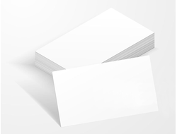 Визитная карточка 4+0, полноцветная, односторонняя, тираж 200 шт.