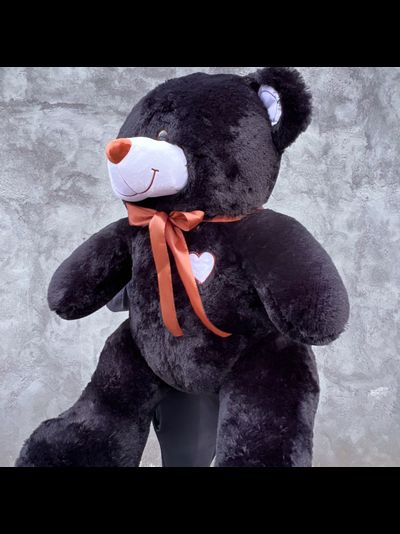 Большой плюшевый медведь 160 см черный Феликс