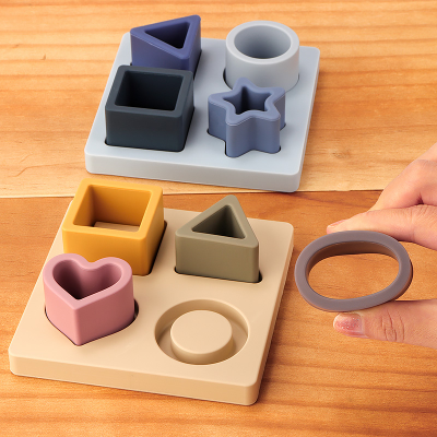 Сортер из пищевого силикона Голубой