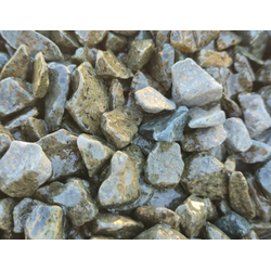 Зеленый гранит крошка галтовка, фракция 5-10 мм