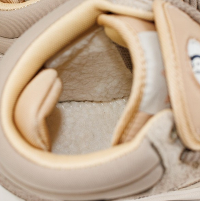 Adidas Campus With Fur Beige White с мехом