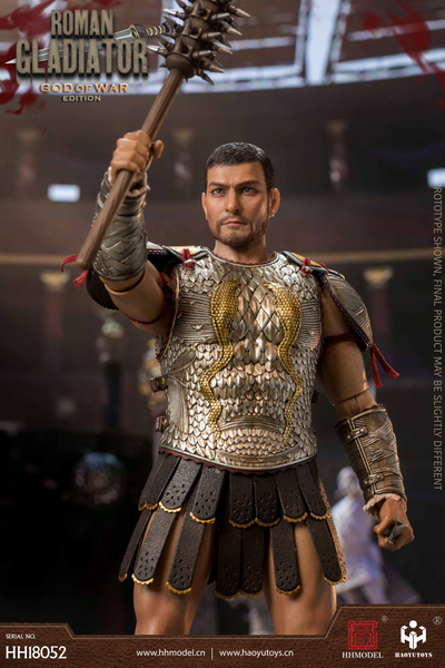 Римский гладиатор в чешуйчатой броне - КОЛЛЕКЦИОННАЯ ФИГУРКА 1/6 scale Imperial Legion Roman Gladiator Ares Version (HH18052) - HAOYUTOYS