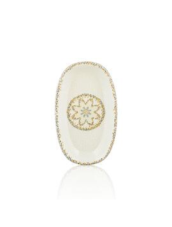 Блюдо овальное 29*17 см Tessera Bone