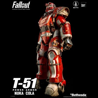 Силовая броня Т-51 "Нюка-Кола" (серия Fallout) - Коллекционная фигурка 1/6 Fallout T-51 Nuka Cola Power Armor (3Z07730W0) - Threezero