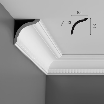 Карниз потолочный с орнаментом из дюрополимера Orac Decor - Axxent - (Орак Декор - Акцент) CX129