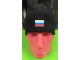 Шапка ODLO с флагом России флис черная