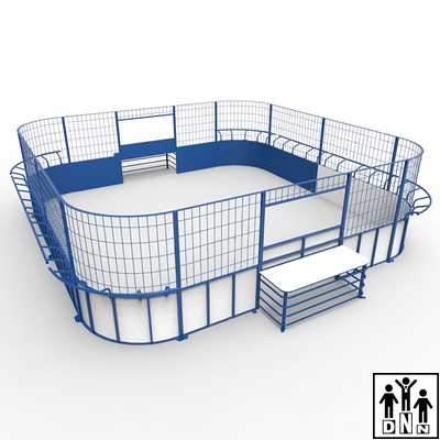 Панна площадка стальная квадратная с высоким бортом