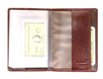 обложка для паспорта и автодокументов кожаная