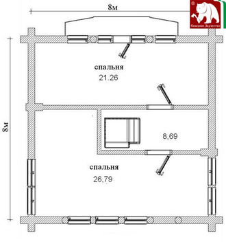 Проект 3-113, 145 м2, 8*8