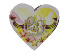 Пряник заварной  с декором "Сердце" 500 гр.