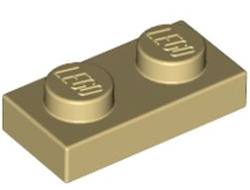 Plate 1 x 2, Tan (3023 / 302305 / 4113917)