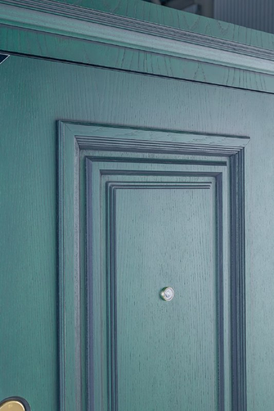 МЕТАЛЮКС (БЕЛАРУСЬ). GrandWood ИМПЕРАДОР 100 мм. ТРЕХКОНТУРНАЯ. ШПОН ДУБА ArtWood МАЛАХИТ (ТЕМНО-ЗЕЛЕНЫЙ)/ ЭМАЛЬ ArtGlase БЕЛЫЙ