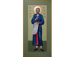Симеон (Семен) Верхотурский, Святой Праведный. Рукописная мерная икона.
