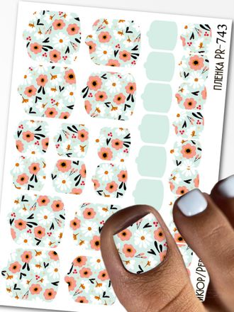 Пленки для педикюра 9,5*13,5 см PR-743