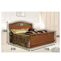 Кровать "ferro" с изножьем 160х200 см