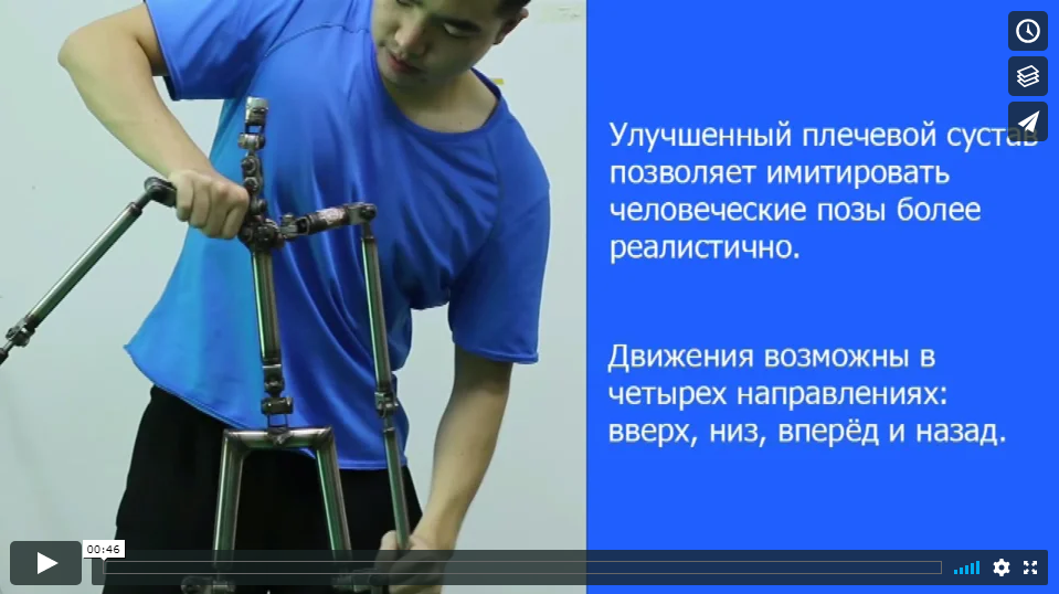 Видео об улучшенном плечевом суставе