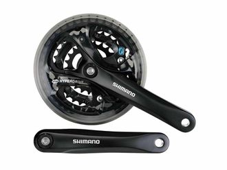 Система Shimano M361, Acera, 175мм, кв, 42/32/22T, защ, черн, EFCM361E222CL