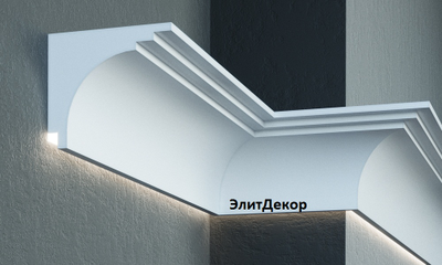 Фасадный карниз для подсветки KC305