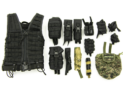 Разгрузочный жилет SRVV MODULAR V2 с подсумками 1/6 (78058) - DAMTOYS