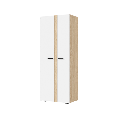 Санса ШК-02 Шкаф 2-х створчатый Сонома/Белый