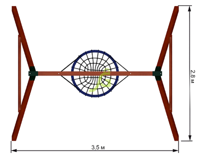 Качельный модуль "Гнездо" фото 1