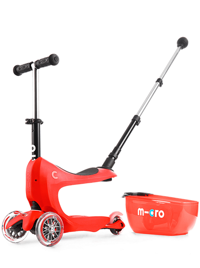 Самокат MICRO Mini 2Go Deluxe Plus красный