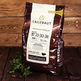 Шоколад горький с натуральной ванилью сорта Bourbon &quot;Callebaut&quot;  250гр  70,4%