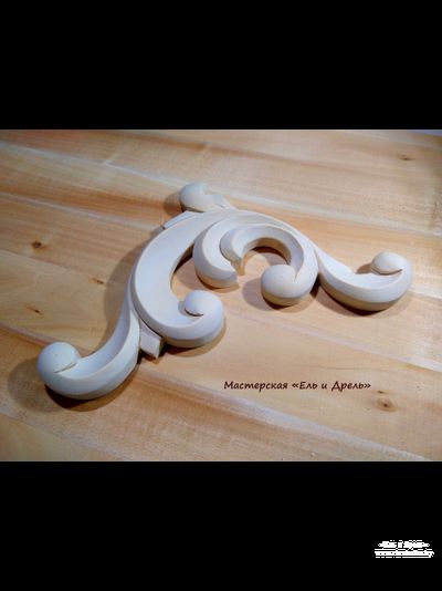 Резной уголок для мебели