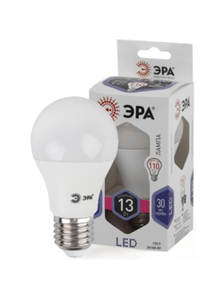 Лампа светодиодная ЭРА LED A60-13W-860-E27 13Вт Е27 6000К Б0031395