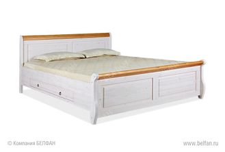 Кровать двуспальная Мальта-М 160 (с ящиками), Belfan