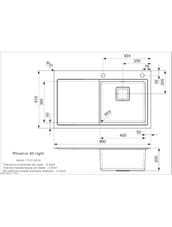 Мойка Reginox Phoenix L 40 Right lux