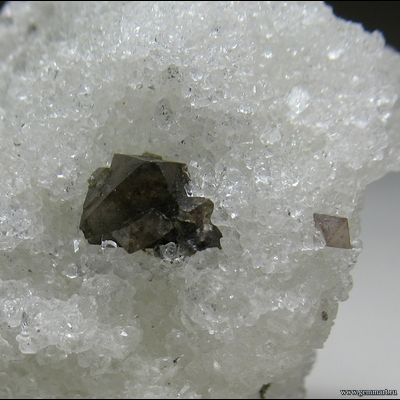 Шеелит на кварце. США. 44*25*19мм