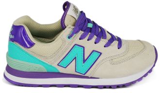 NEW BALANCE 574CGG Серые с сиреневым