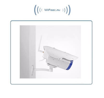 VStarcam. Уличная IP WiFi/LAN видеокамера с DVR, FullHD (22 градуса)