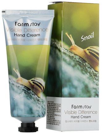 Крем для рук с экстрактом улитки FarmStay Visible Difference Snail Hand Cream оптом