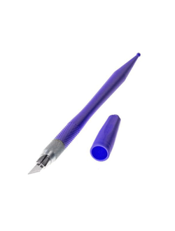 Нож скальпель прецизионный 8 лезвий противоскользящая ручка