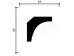 Карниз потолочный Decor-Dizayn DD26