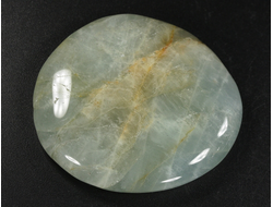 Берилл голубой (Аквамарин), полировка плоская, Бразилия (43*38*8 мм, 24 г) №35648