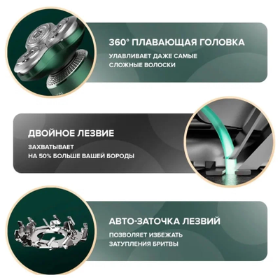 Электробритва SOOCAS Electric Shaver S5 Green