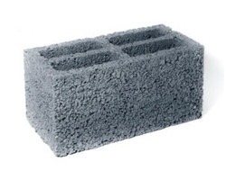 Керамзитобетонный пустотелый блок стеновой М50, 390*190*190 мм