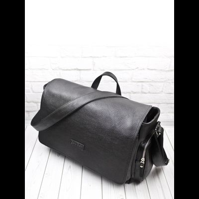 Кожаная мужская сумка Toara black (арт. 5058-61)