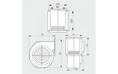 Вентилятор для котла М+М WPA G2E 180