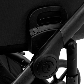 Коляска 3в1 Roan Bass Next 2.0 Caviar Black / Black / руч.Black