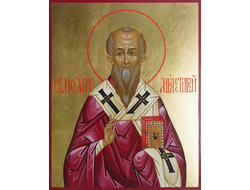 Иоанн (Иоан, Иван) Милостивый, Святитель. патриарх Александрийский. Рукописная православная икона.
