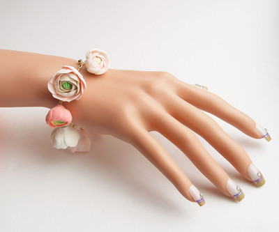 Комплект " Ранункулюсы" из полимерной глины