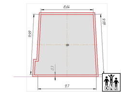 Покрывало для борцовского ковра S=105 см2 из тентовой ткани - одноцветные (на липучке) (Корея-Китай) DNN