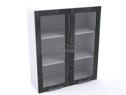 Кухня Дублин - Шкаф ШСТ-80 2-х дверный навесной со стеклом 960