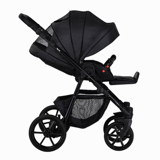 Коляска 2в1 Pituso Tossa Кожа/Black