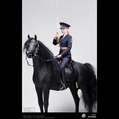 Сотрудница конной полиции МВД РФ - Коллекционная ФИГУРКА 1/6 Russian Police Force Female Mounted Police (EX055) - POPTOYS