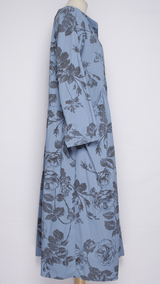 Платье - рубашка "РОЗЫ ЧЁРНЫЕ" джинс, бежевое, морская волна, св.бежевое, желтое, лайм, зеленое, бирюзовое до р.52